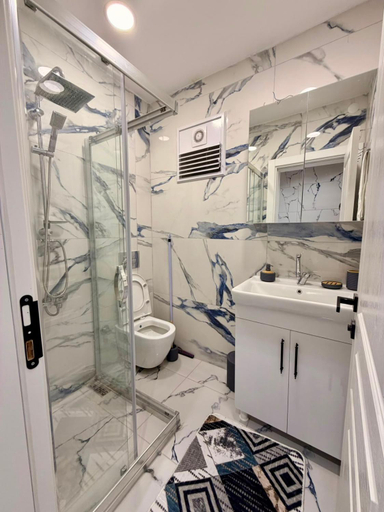 Bathroom, Ayasofya Apartments, Fatih