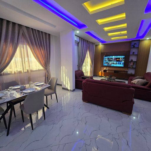 Living area 5, Appart hotel 3 bed room ADAMA SOW, Dakar