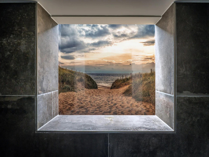 View from property, Pet-free Country House With Sauna, Texel