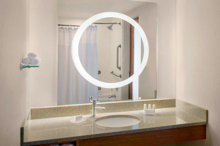 Bathroom 3, SpringHill Suites Long Island Brookhaven, Suffolk