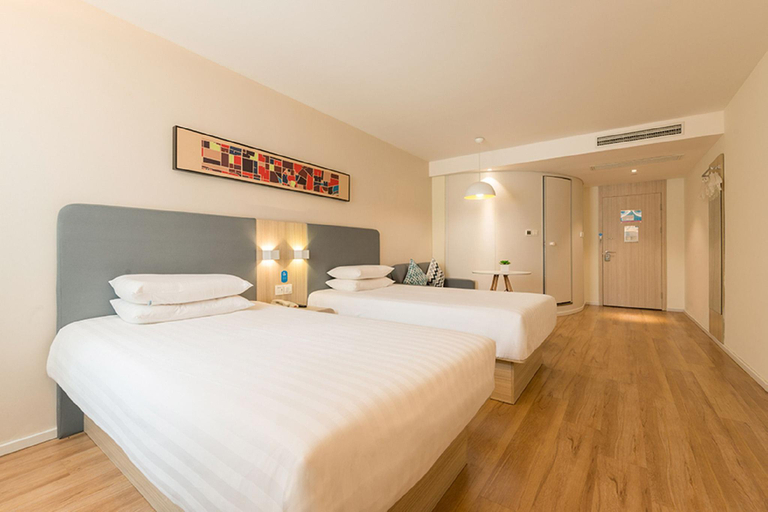 Bedroom 2, Hanting Hotel Shanghai Meiling North Road Metro Station, Shanghai