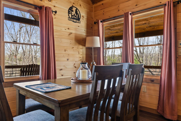 Room 4, Mtn View Fire Pit Hottub Family Pet Friendly, Fannin
