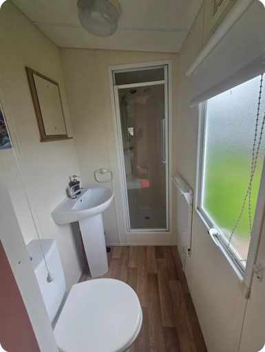 Bathroom, Caravan Tuscany 3 Bedrooms, Denbighshire