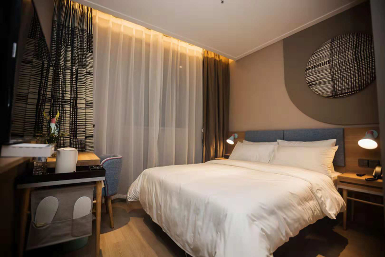 Bedroom 2, Home Inn Neo Meishan Pengshan District Weiye Plaza Jinjiang University, Meishan