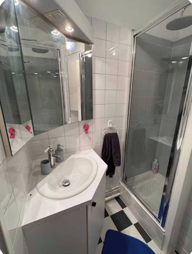 Bathroom 3, Vintage 2P Studio - Issy-les-moulineaux, Hauts-de-Seine