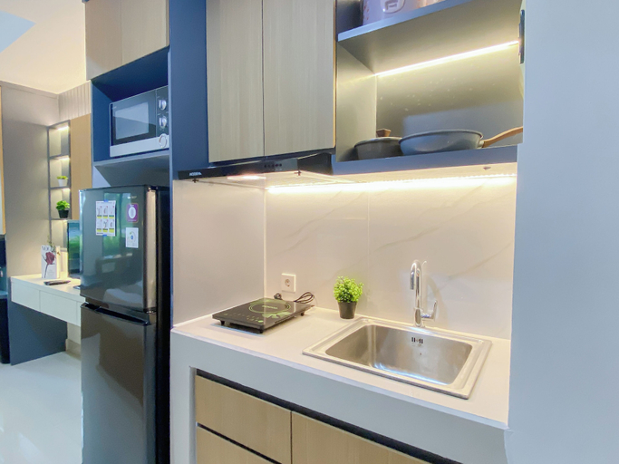 Interior 5, Modern Haven Studio At Apartment Pollux Chadstone, Cikarang