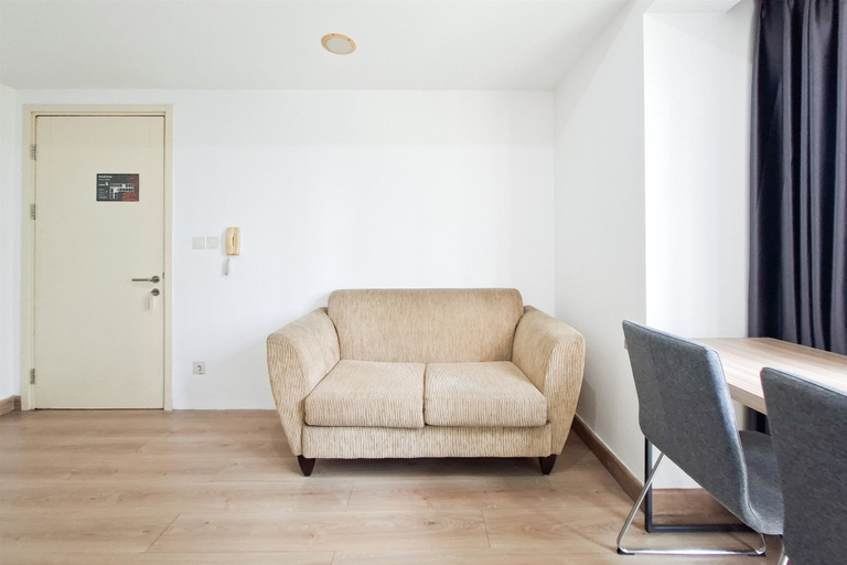 Living room 3, Warm 1Br With Pool View At Apartment M-Town Residence, Tangerang