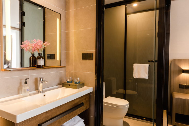 Bathroom 3, Hanting Hotel Yangzhou Jiangdu Golden Eagle Plaza, Yangzhou