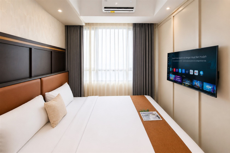 Room 4, Good Deal And Modern 2Br Apartment Collins Boulevard, Tangerang