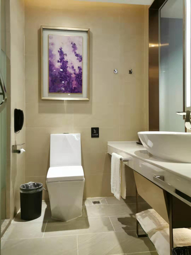 Bathroom 3, Lavande Hotel Jiangmen Golf Center, Jiangmen