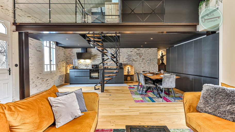 Living area 3, Floréal : Villa 1900 au coeur de St Gilles, Vendée