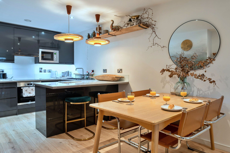 Dining, Stylish City Apartment With Terrace, Plymouth