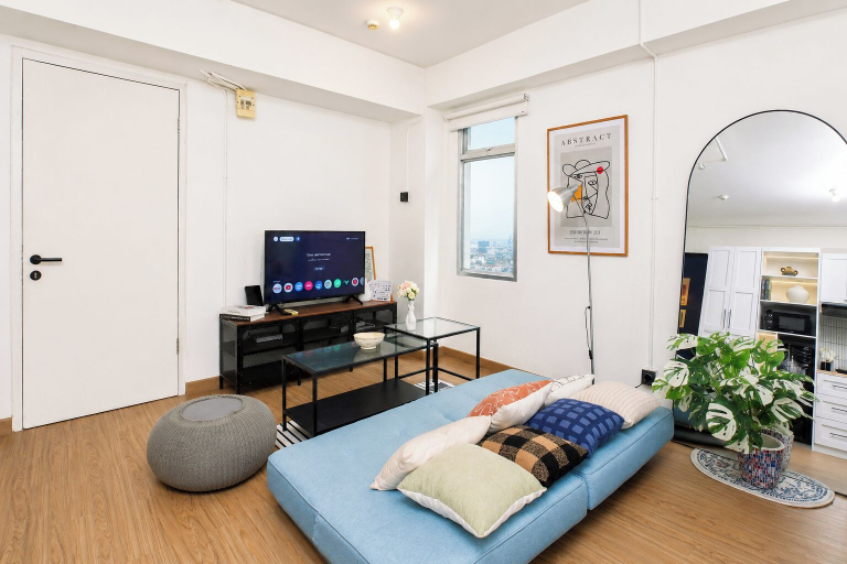 Room 3, Restful And Serene Studio Room At Apartment Green Bay Pluit, Jakarta Utara