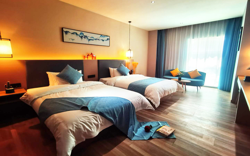 Bedroom 2, Kaitai Hotel (Yongcheng Jinbo Plaza Store), Shangqiu