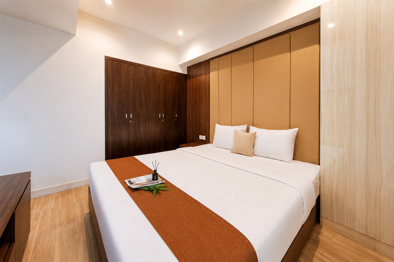 Bedroom 3, Elegant 1Br Apartment At Branz Bsd City, South Tangerang