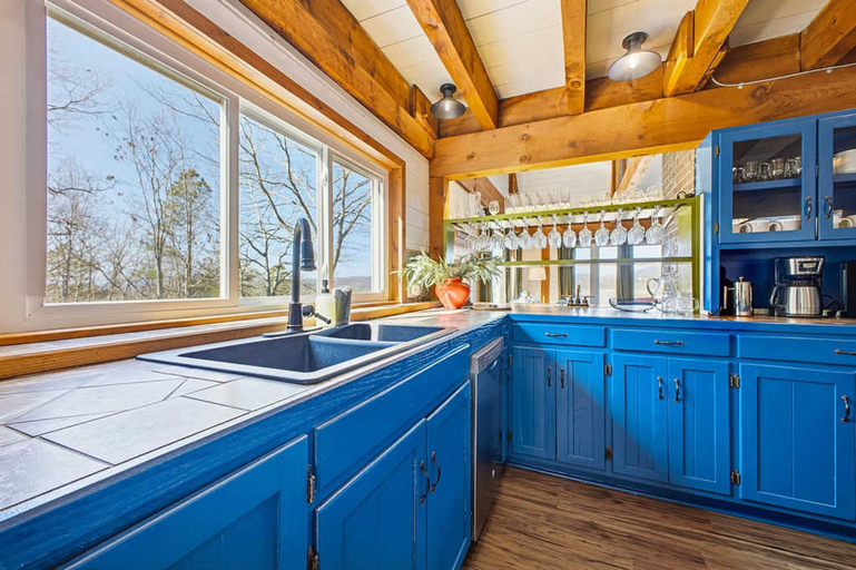 Room 2, Mtn Views Stargazing Dome Hot Tub Sleeps 20, Buncombe