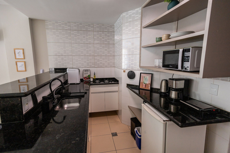 Private kitchen 2, Loft equipado a poucos passos da praia, Arraial do Cabo
