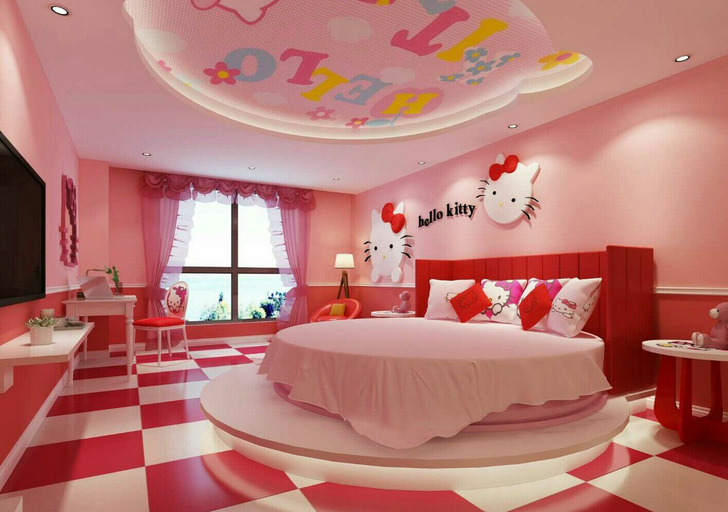 Bedroom, Jiulong Hotel (Linxiang No.1 Middle School Pedestrian Street), Yueyang