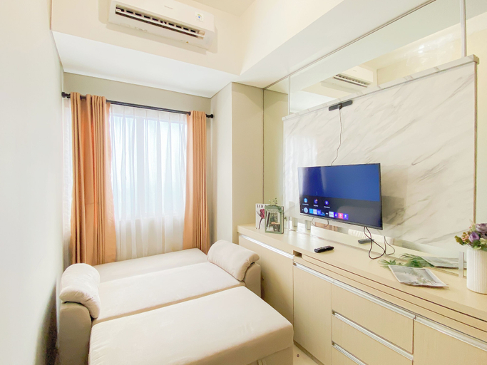 Television, Refined Living 1Br At Apartment Royal Sentul Park, Bogor
