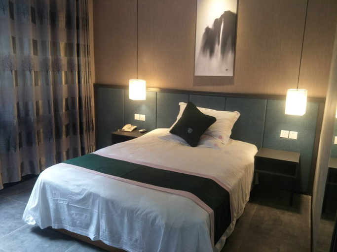 Bedroom 2, Zero Boutique Hotel (Linshui Hongfan Plaza), Guang'an