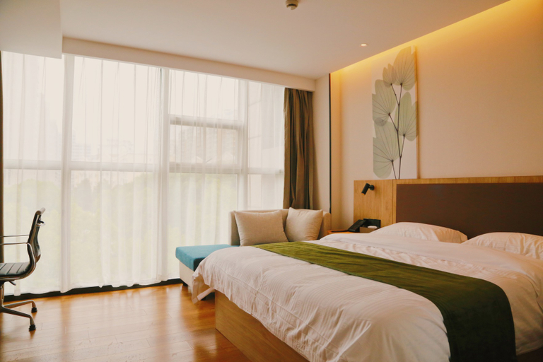 Bedroom 2, GreenTree Inn Nanjing Baijiahu, Nanjing