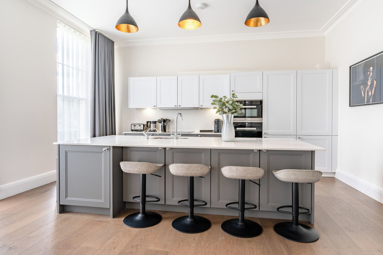Private kitchen 3, Fields in Frame at No. 64, London