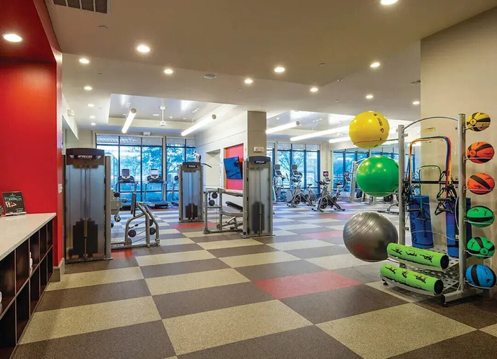Fitness facility, PlanURstay -Houston Downtown- 1BR & 1BTH, Houston