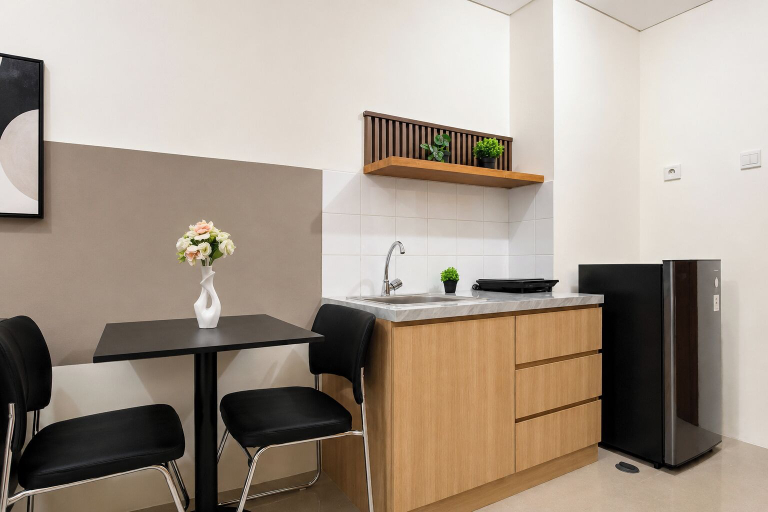 Interior 4, Scenic 1Br Apartment Woodland Park Residence, Jakarta Selatan