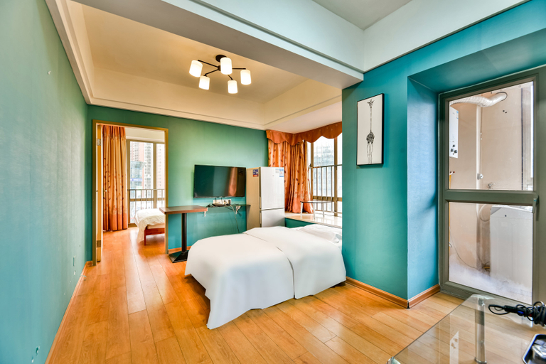Bedroom 2, Chenxi Hotel Apartment, Nanning