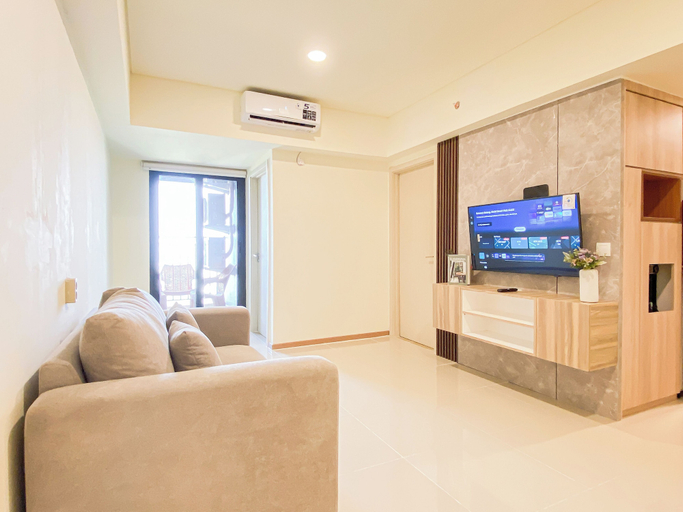 Living room 2, Convenient 2Br At Apartment Meikarta District 1, Cikarang