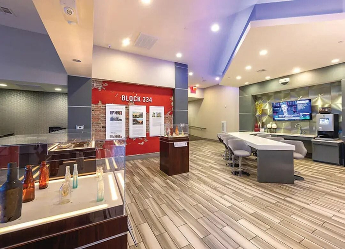 Bar (on property), PlanURstay -Houston Downtown- 1BR & 1BTH, Houston