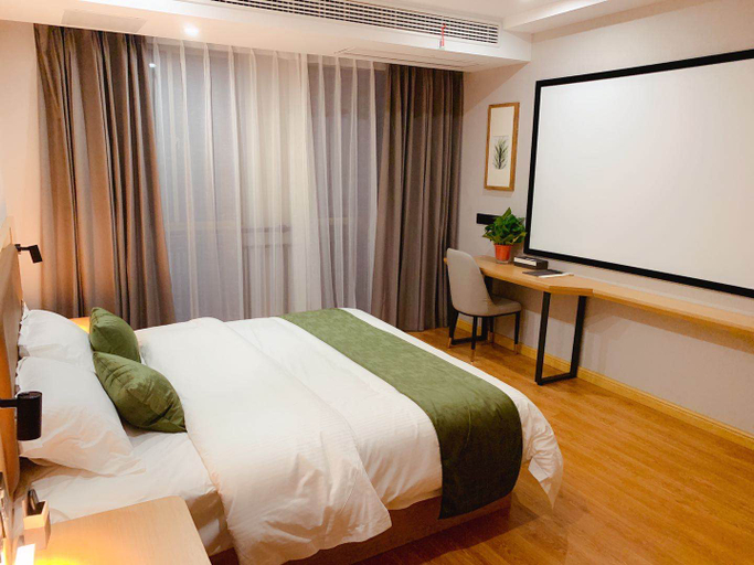 Bedroom 2, GreenTree Inn Jiangsu Huai'an Qiangjiangpu District Shuidukou Avenue, Huai'an