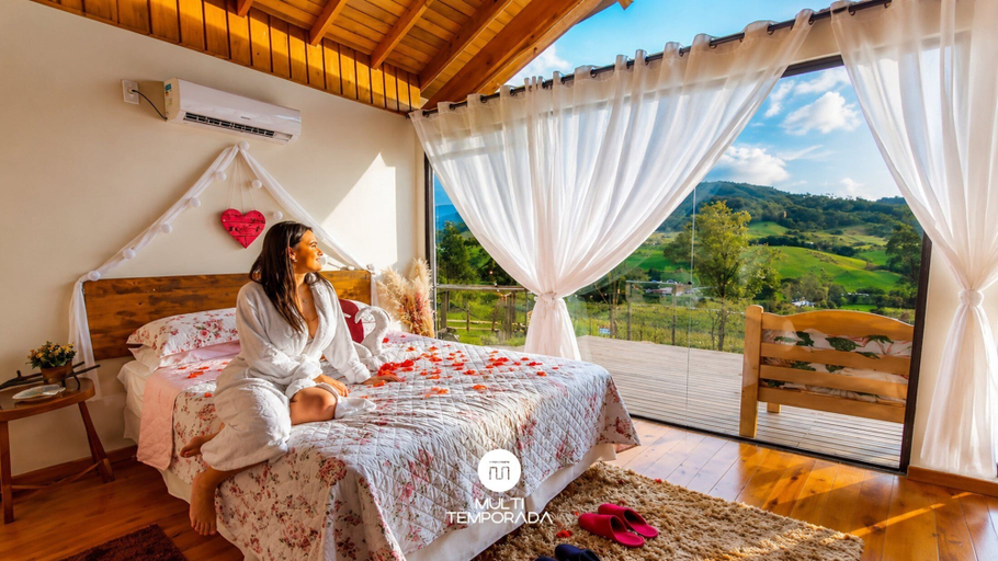 Bedroom 3, Chalé Caminho do Sol, Rancho Queimado