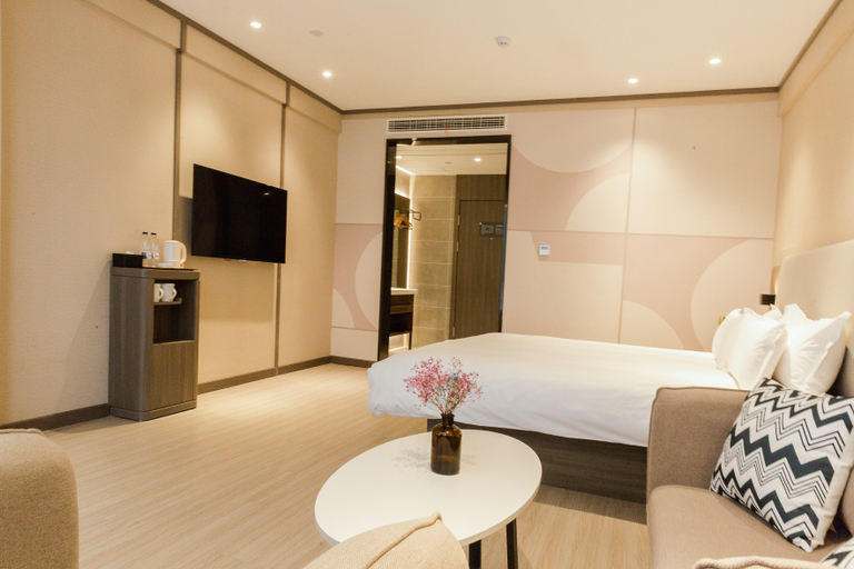 Bedroom 2, Hanting Hotel Yangzhou Jiangdu Golden Eagle Plaza, Yangzhou
