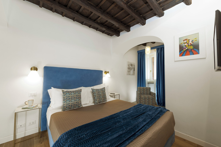 Bedroom 3, San Francesco Ripa Apartments, Rome