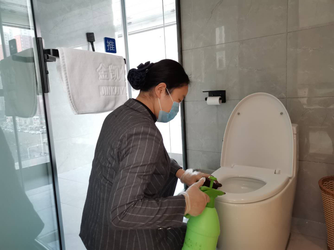 Bathroom, Jinkaiyue Zhihui Hotel, Pingdingshan