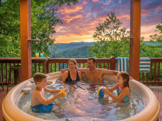 Room 4, The Skybox - Voted 1 Cabin in Asheville, Madison
