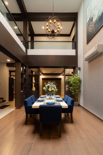 Dining 4, ELIVAAS Gerrys 4BHK Villa with Terrace, Kancheepuram