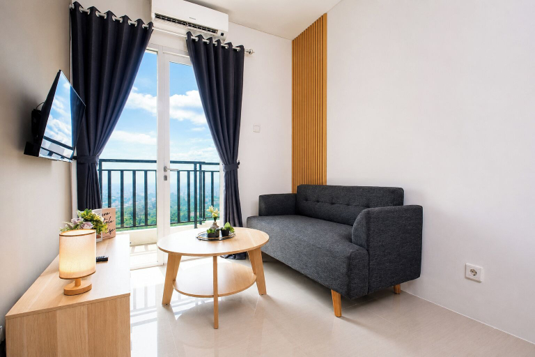 Living room 5, Bright And Cozy 2Br Apartment Woodland Park Residence, Jakarta Selatan