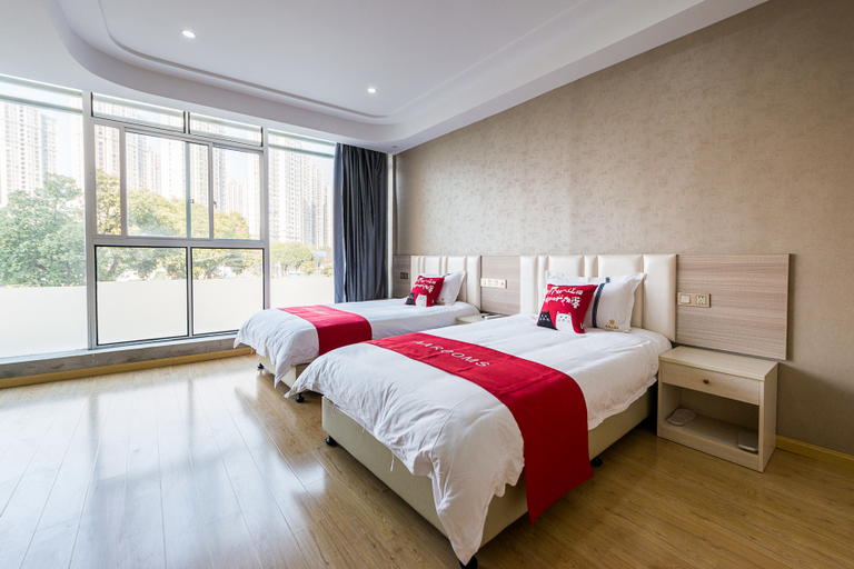 Bedroom 2, Aden Hotel(Wuxi Xinzhicheng ), Wuxi