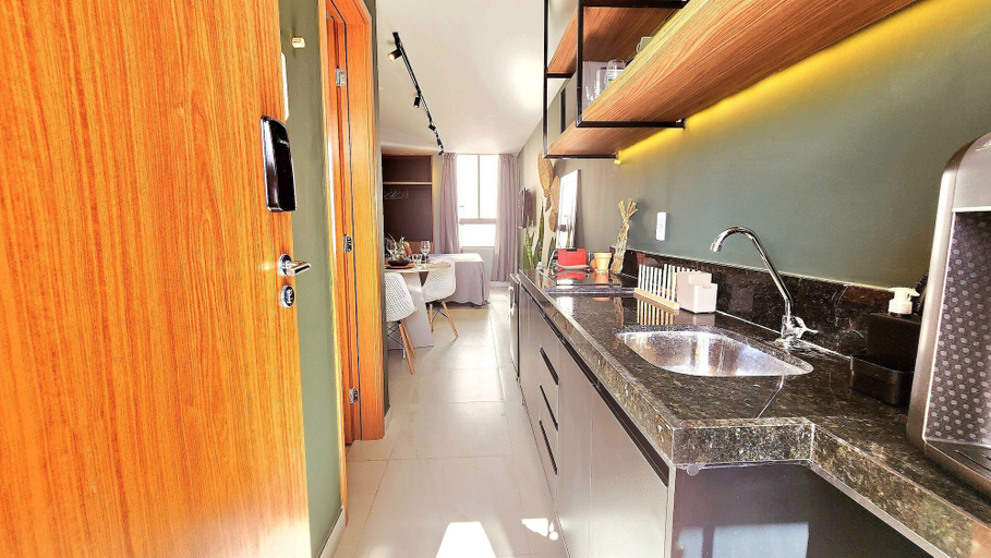 Private kitchen 3, Ancla del Sol by Hosppedar, Cabedelo