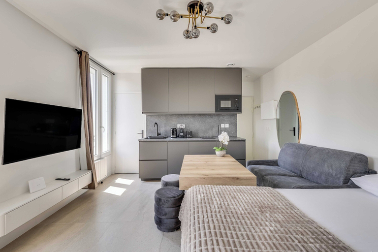 Interior 3, Modern Studio 3P - Aubervilliers, Seine-Saint-Denis