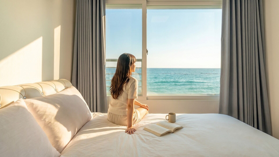 Bedroom 3, Goseong Beach Jin Spa Pension, Goseong