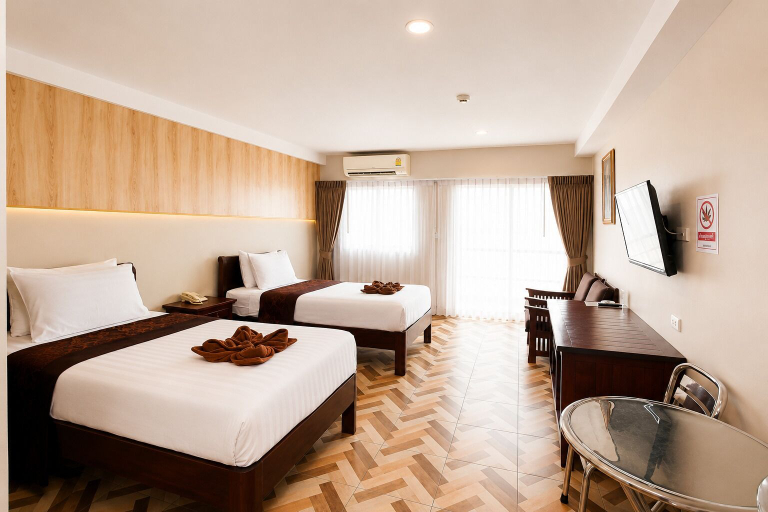 Bedroom 2, Harmony Inn, Pattaya