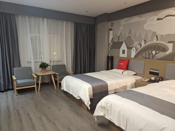 Bedroom, Shankee Hotel (Hanyin Bus Station and Railway Station), Ankang