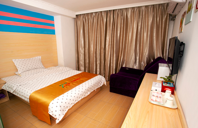 Bedroom 2, Qicheng Hotel (Shenzhen Guanlan Zhangge), Shenzhen