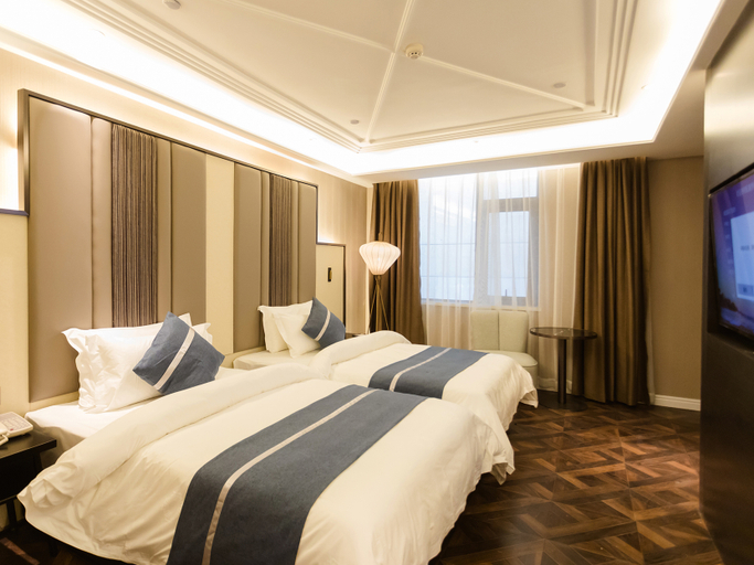 Bedroom, Huashi Doucheng Hotel (Shuyang Renmin Road), Suqian