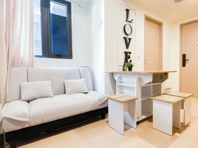 Living room 5, Prestige Living 2Br At Apartment Meikarta District 1, Cikarang