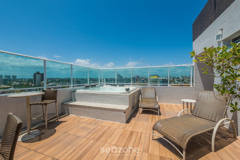 Outdoor spa tub 1, SIP - Beautiful Studios in Salvador, Salvador