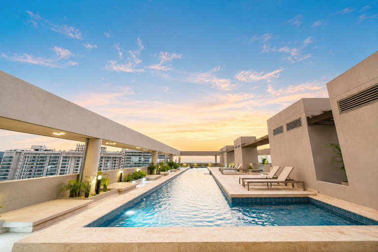 Pool 3, Amazing Loft - Exclusive & Full services, Santa Marta (Dist. Esp.)